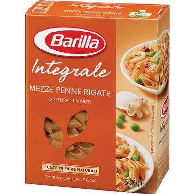 BARILLA ολικής άλεσης penne rigate 500γρ