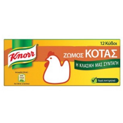 KNORR 6lt 12 ΚΥΒΟΙ (ΕΛ) ΚΟΤΑ