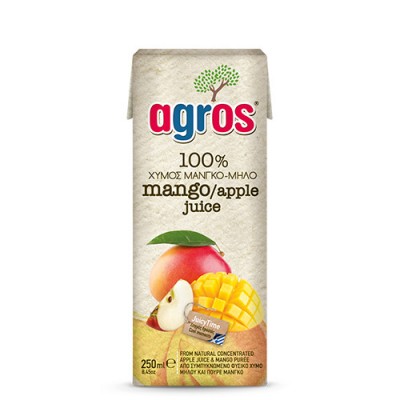 AGROS 250ml ΜΑΝΓΚΟ-ΜΗΛΟ ΦΥΣ. ΧΥΜΟΣ