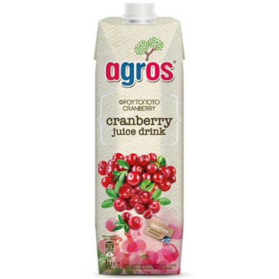 AGROS 1lt CRANBERRY ΦΡΟΥΤΟΠΟΤΟ