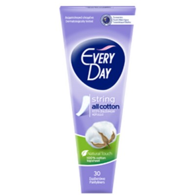EVERYDAY σερβιετάκια 30τεμ (ΕΛ) string all cotton EVERYDAY σερβιετάκια 30τεμ (ΕΛ) string all cotton