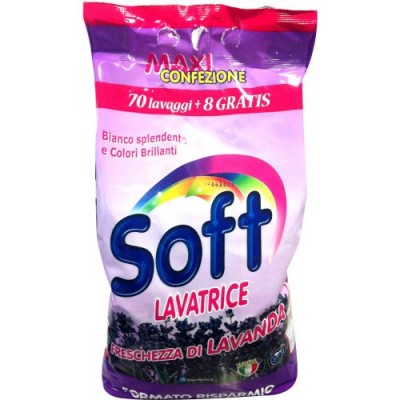SOFT σακούλα lavanda σκόνη πλυντ 78μεζ SOFT σακούλα lavanda σκόνη πλυντ 78μεζ