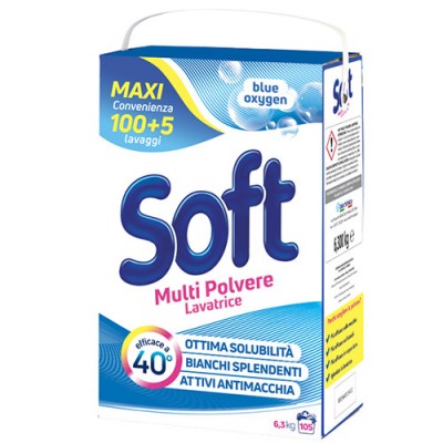 SOFT κουτί blue oxygen σκόνη πλυντ 100+5μεζ