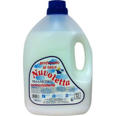 NUVOLETTA μαλακτικό 3lt (ΕΛ) ταλκ NUVOLETTA μαλακτικό 3lt (ΕΛ) ταλκ