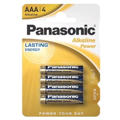 PANASONIC ALKALINE AAA ΜΠΑΤ 4τεμ (ΕΛ)