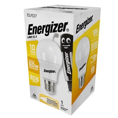 ENERGIZER LED GLS E27 8.8W WARM WHITE 3000K