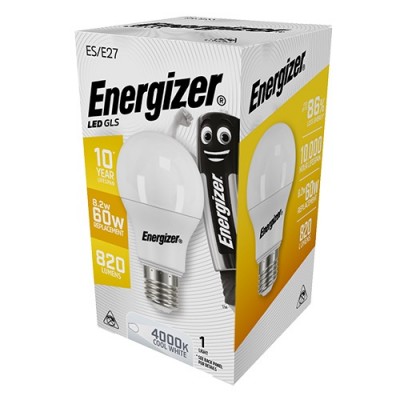 ENERGIZER LED GLS E27 8.8W COOL WHITE 4000K