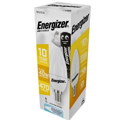 ENERGIZER LED ΚΕΡΙ E14 4.9W DAYLIGHT 6500K