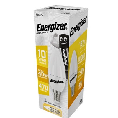 ENERGIZER LED ΚΕΡΙ E14 5,5W WARM WHITE 3000K