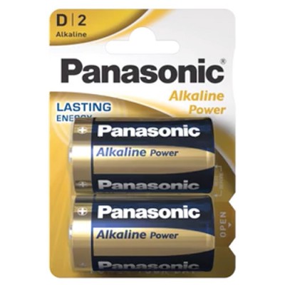 PANASONIC ALKALINE D ΜΠΑΤ 2τεμ (ΕΛ)