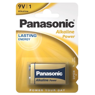 PANASONIC ALKALINE 9V ΜΠΑΤ (ΕΛ)