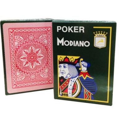 ΤΡΑΠΟΥΛΑ MODIANO CRISTALLO POKER (ΕΛ) κόκκινο