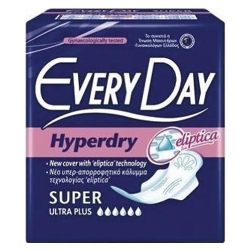 EVERYDAY σερβιέτες hyperdry 10τεμ (ΕΛ) super