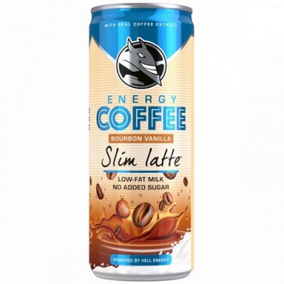 HELL ENERGY COFFEE SLIM LATTE 250ml (ΕΛ) HELL ENERGY COFFEE SLIM LATTE 250ml (ΕΛ)