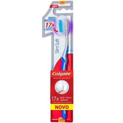 COLGATE οδοντόβουρτσα με καπάκι slim soft