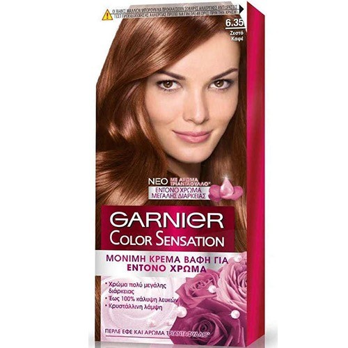 GARNIER COLOR SENS 40ml N6.35 ζεστό καφέ