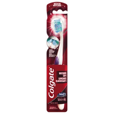 COLGATE οδοντόβουρτσα 360° optic white medium