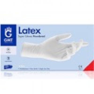 ΓΑΝΤΙΑ Latex Λευκά Πούδρα L 100 τεμ (ΕΛ)