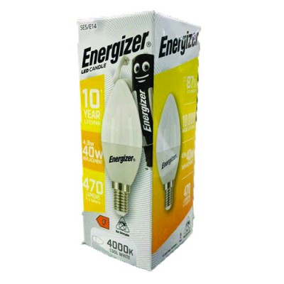 ENERGIZER LED ΚΕΡΙ E14 4,9W COOL WHITE 4000K