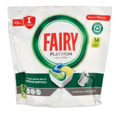 FAIRY ACTIVE CAPS 14 tabs platinum lemon FAIRY ACTIVE CAPS 14 tabs platinum lemon