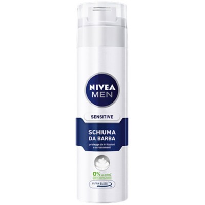 NIVEA FOR MEN αφρός ξυρ. 200ml άσπρος sensitive