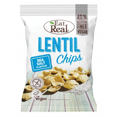 Τσιπς Φακής με Αλάτι Eat Real 40g Τσιπς Φακής με Αλάτι Eat Real 40g