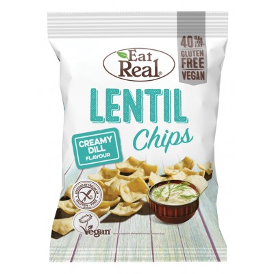 Τσιπς Φακής Creamy Dill Eat Real 95g Τσιπς Φακής Creamy Dill Eat Real 95g