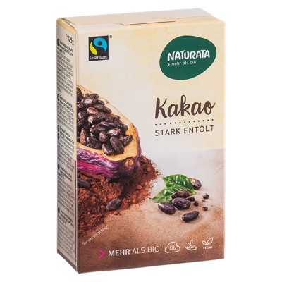 Κακάο Σκόνη (Πλήρες Λιπαρά) Naturata 125g ΒΙΟ