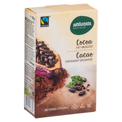 Κακάο Σκόνη (αποβουτυρωμένο) Naturata 125g ΒΙΟ