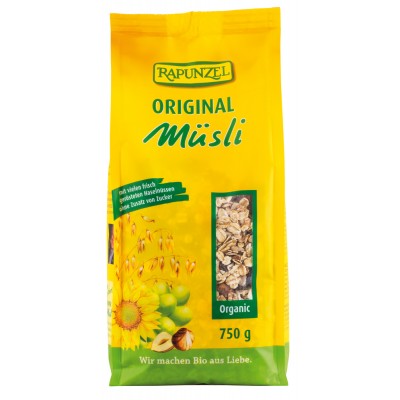 Μούσλι Original χωρίς ζάχαρη 750g Rapunzel BIO