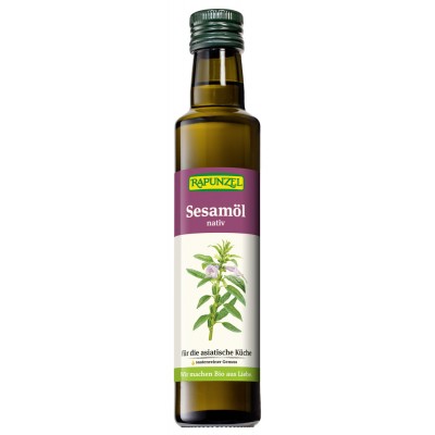 Σησαμέλαιο Ψυχρής Έκθλιψης Rapunzel 250ml BIO