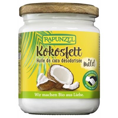 Λάδι Καρύδας απαρωματισμένο 200g Rapunzel ΒΙΟ