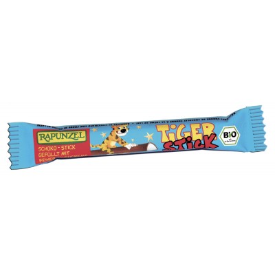 Tiger stick Σοκολάτας με γέμιση γάλακτος 22g Rapunzel BIO