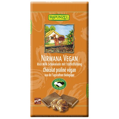 Σοκολάτα Νιρβάνα Vegan Rapunzel 100g ΒΙΟ