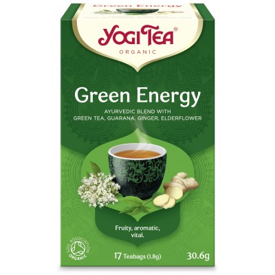 YOGI TEA GREEN ENERGY (17x1.8g) 30.6g ΒΙΟ YOGI TEA GREEN ENERGY (17x1.8g) 30.6g ΒΙΟ