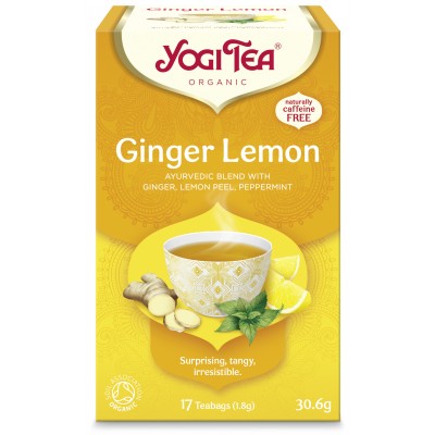 YOGI TEA GINGER-LEMON (17x1.8g) 30.6g ΒΙΟ