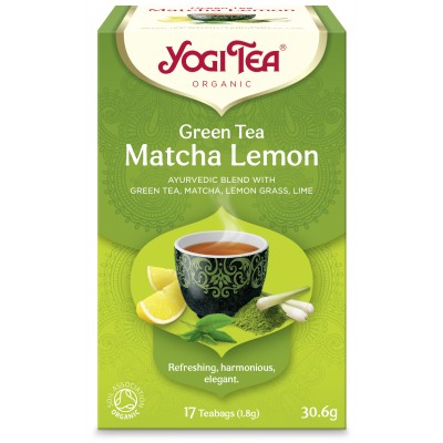 YOGI TEA GREEN MATCHA LEMON (17x1.8g) 30.6g ΒΙΟ YOGI TEA GREEN MATCHA LEMON (17x1.8g) 30.6g ΒΙΟ