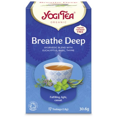 YOGI TEA BREATH DEEP (17x1.8g) 30.6g ΒΙΟ