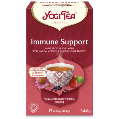 YOGI TEA IMMUNE SUPPORT (17x2.0g) 34g ΒΙΟ