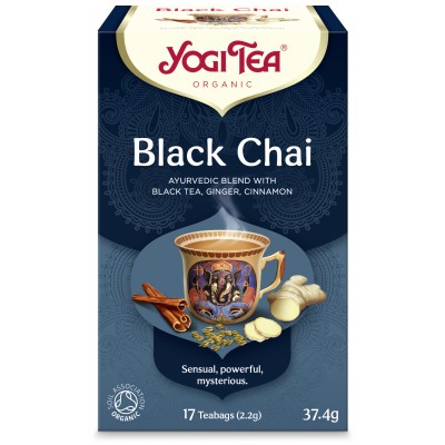 YOGI TEA BLACK (17x2.2g) 37.4g ΒΙΟ