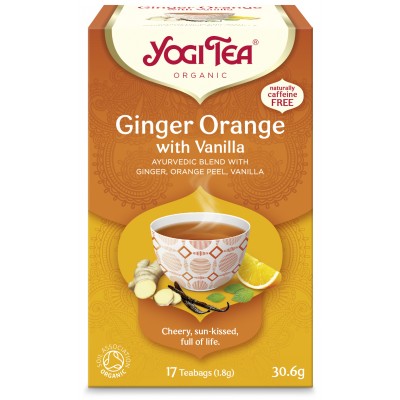 YOGI TEA GINGER-ORANGE (17x1.8g) 30.6g ΒΙΟ YOGI TEA GINGER-ORANGE (17x1.8g) 30.6g ΒΙΟ