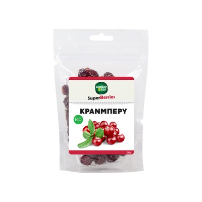 Κράνμπερυ Αποξηραμένο Simply Bio 150g ΒΙΟ Κράνμπερυ Αποξηραμένο Simply Bio 150g ΒΙΟ