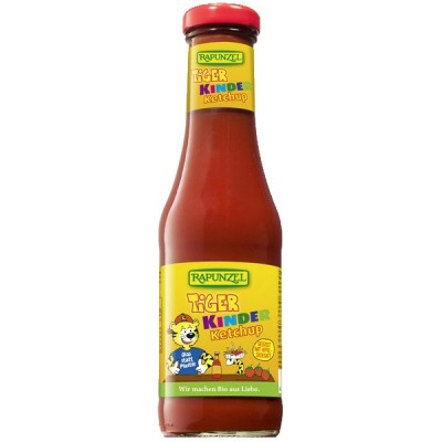 Κέτσαπ Παιδικό Tiger χωρίς ζάχαρη (γυάλινο) 450ml Rapunzel BIO