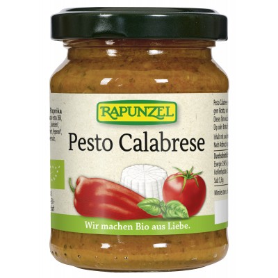 Πέστο Calabrese Rapunzel 130ml BIO Πέστο Calabrese Rapunzel 130ml BIO