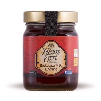 Μέλι Ελάτης & Βότανα Άξιον Εστί 450g ΒΙΟ