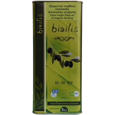 Ελαιόλαδο Εξτρά Παρθένο BioIlis 5Lt ΒΙΟ Ελαιόλαδο Εξτρά Παρθένο BioIlis 5Lt ΒΙΟ