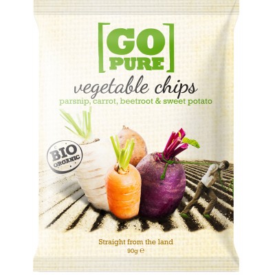 Τσιπς Λαχανικών Go Pure 90g BIO Τσιπς Λαχανικών Go Pure 90g BIO