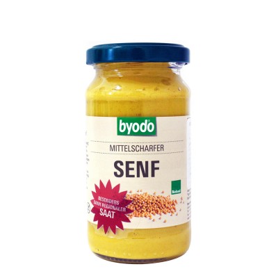 Μουστάρδα Ημικαυτερή Byodo 200ml ΒΙΟ