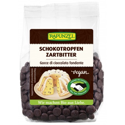 Σταγόνες Μαύρης Σοκολάτας Rapunzel 100g ΒΙΟ