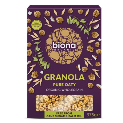Granola Βρώμης ΧΩΡΙΣ ΖΑΧΑΡΗ Biona 375g ΒΙΟ